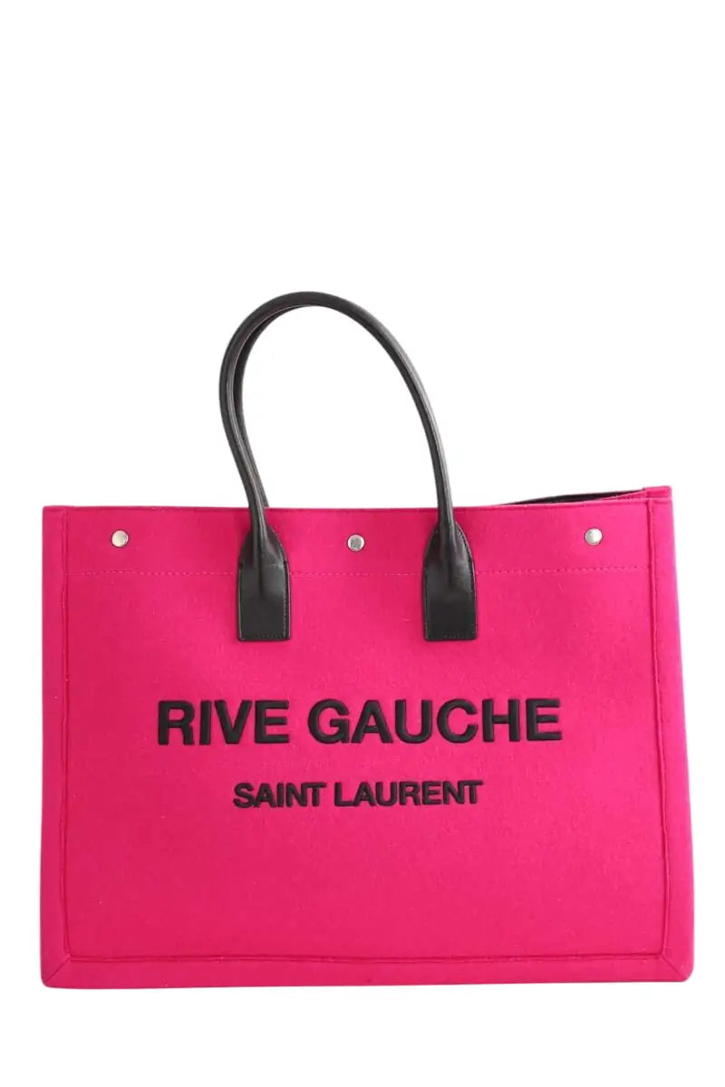 Cabas Saint Laurent Rose en Coton - Seconde Main
