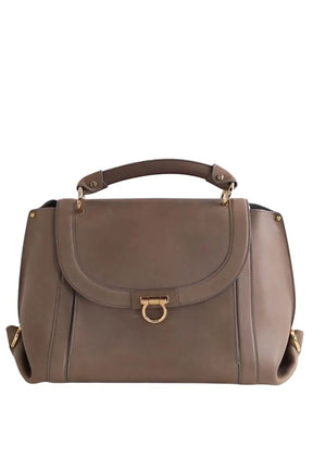 Cabas Salvatore Ferragamo Gris en Cuir - Seconde Main