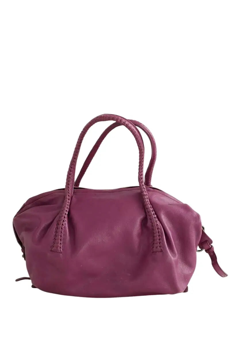 Cabas Salvatore Ferragamo Violet en Cuir - Seconde Main