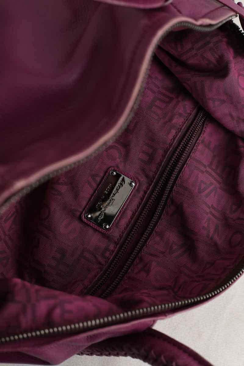Cabas Salvatore Ferragamo Violet en Cuir