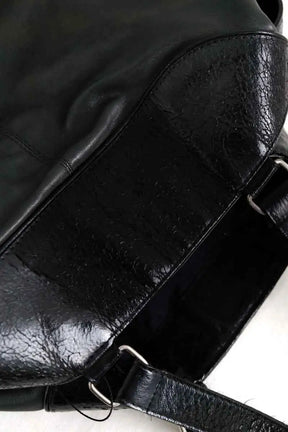 Cabas Sandro Noir en Cuir