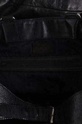 Cabas Sandro Noir en Cuir
