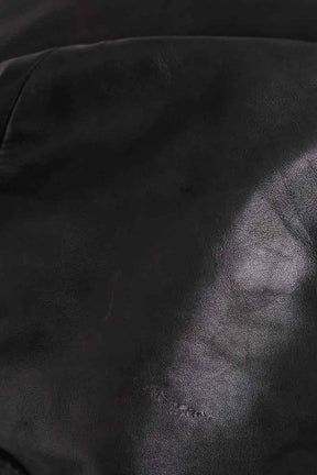 Cabas Sandro Noir en Cuir