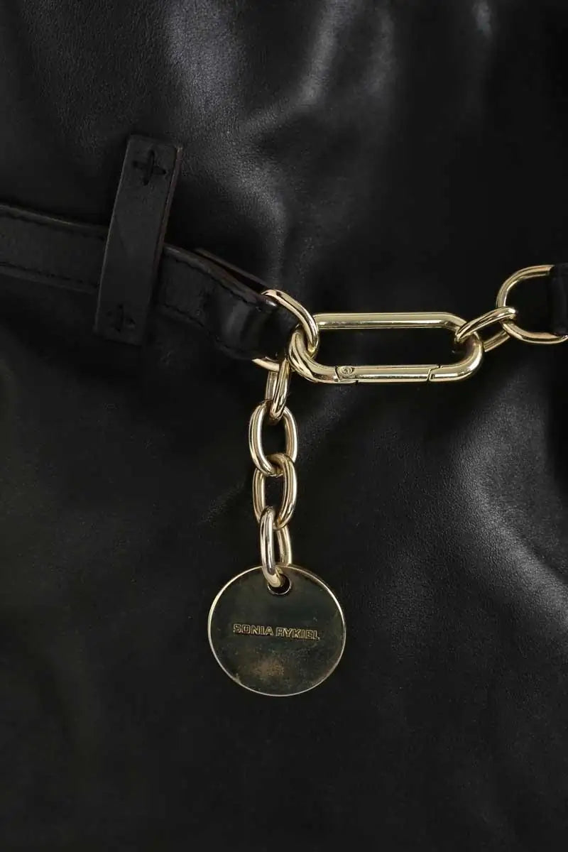 Cabas Sonia Rykiel Noir en Cuir