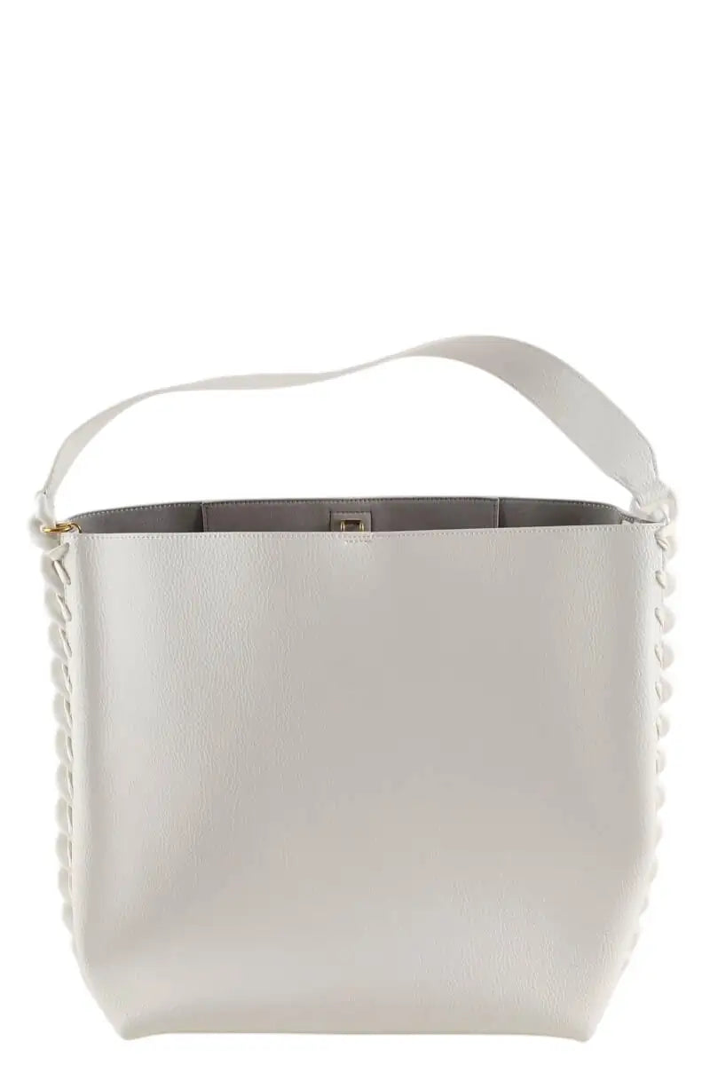 Cabas Stella McCartney Frayme totebag Blanc en Cuir - Seconde Main