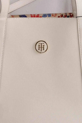 Cabas Tommy Hilfiger Blanc en Cuir