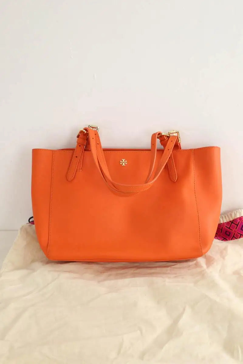 Cabas Tory Burch tory burch emerson small Orange en Cuir