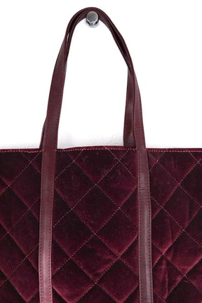 Cabas Vanessa Bruno Bordeaux en Tissu