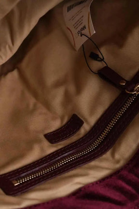 Cabas Vanessa Bruno Bordeaux en Tissu
