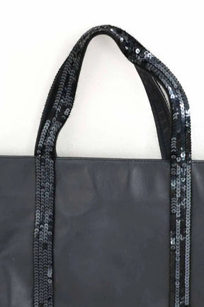 Cabas Vanessa Bruno Marine en Cuir