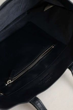 Cabas Vanessa Bruno Marine en Cuir