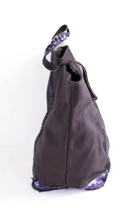 Cabas Vanessa Bruno Violet en Cuir