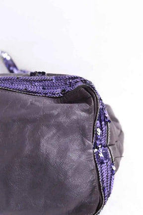 Cabas Vanessa Bruno Violet en Cuir