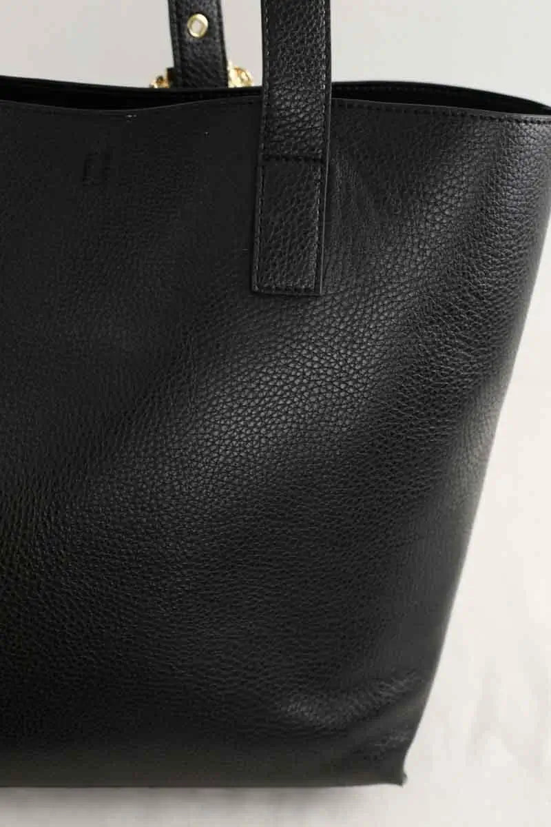 Cabas Versace Noir en Cuir