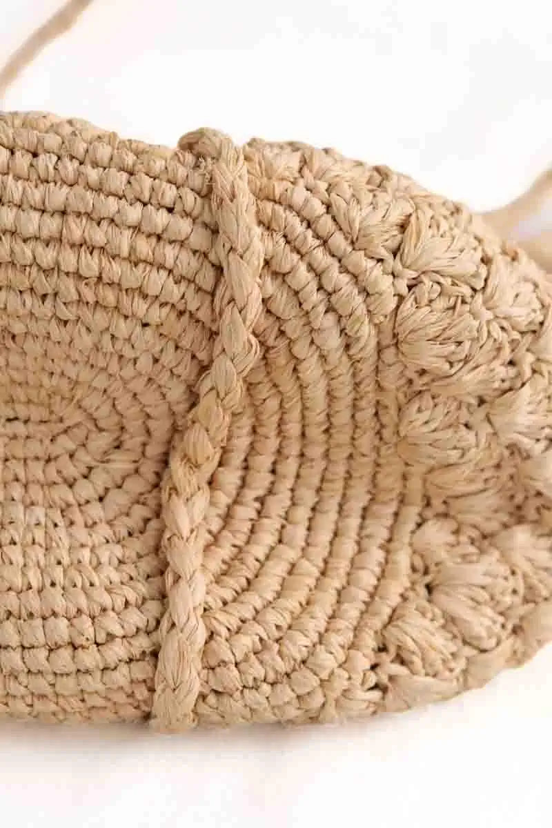 Cabas Ysé Beige en Osier