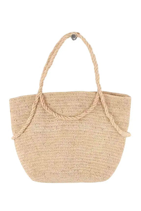 Cabas Ysé Grand Panier Lucinda Ecru en Osier - Seconde Main
