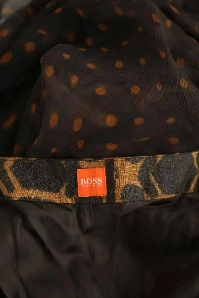 Robe Boss Marron en Lin