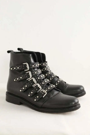 Boots à boucles Maje  Noir