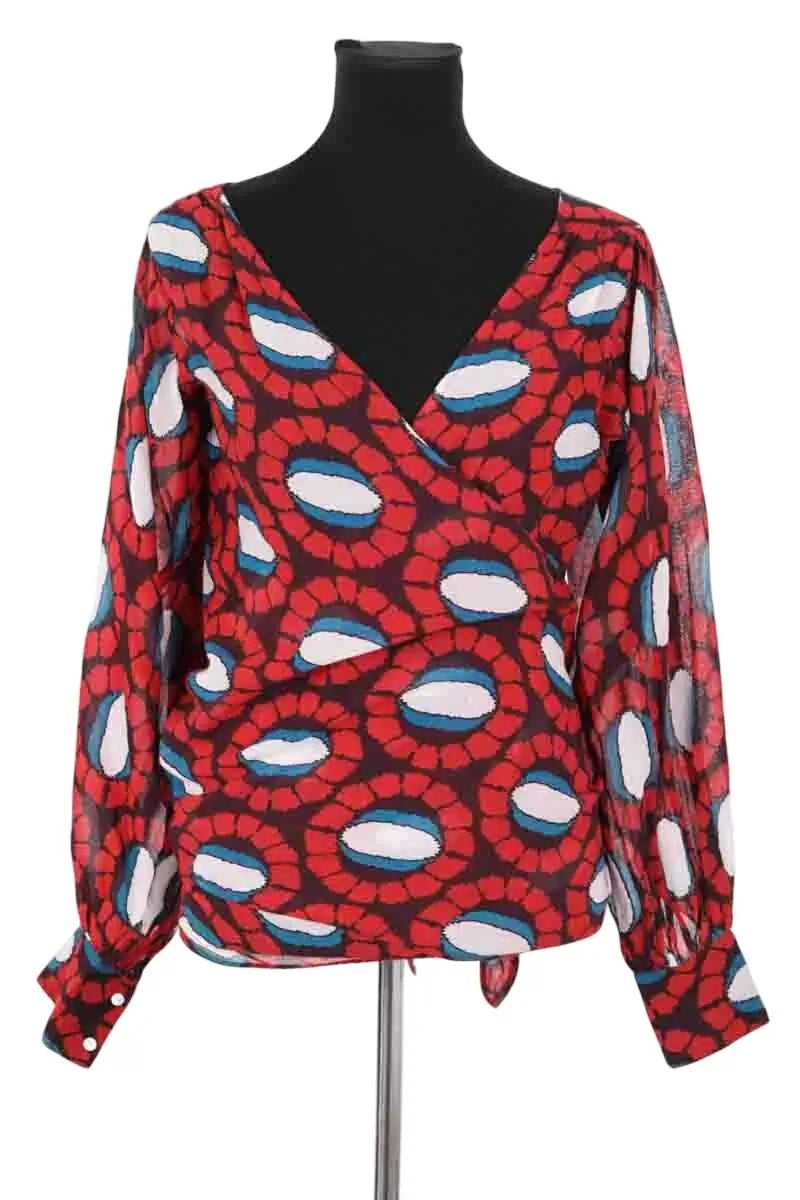 Cache-coeur Ba&Sh Rouge en Coton, taille XS - Seconde Main