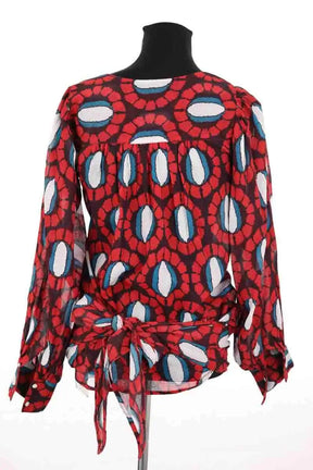Cache-coeur Ba&Sh Rouge en Coton
