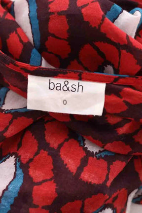Cache-coeur Ba&Sh Rouge en Coton
