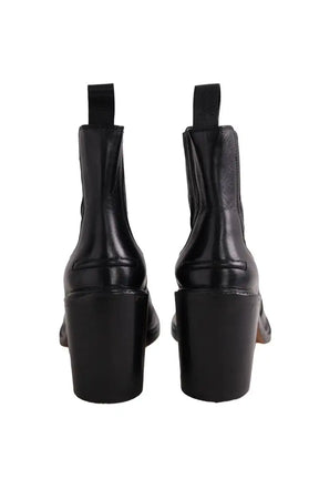 Boots Kitsuné Noir en Cuir