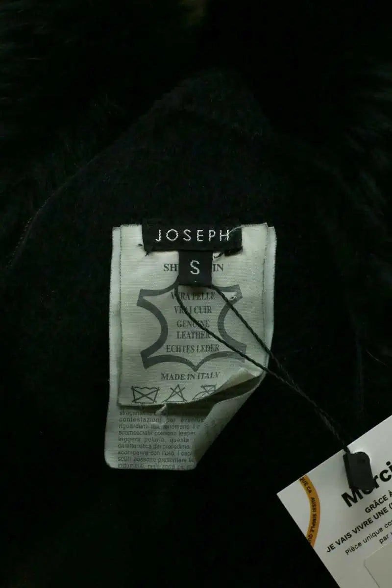 Peau Lainée  Joseph Noir en Cuir