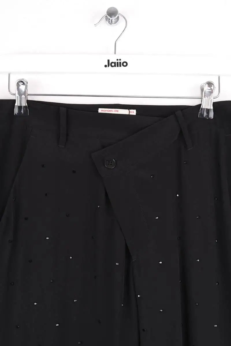 Pantalon droit Zadig & Voltaire Noir en Soie