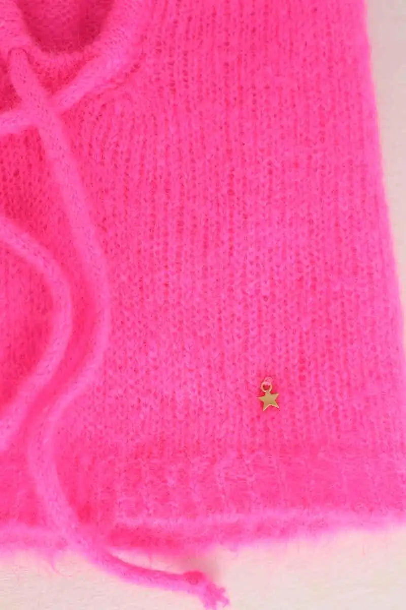 Cagoule Des Petits Hauts Calissa Rose en Laine