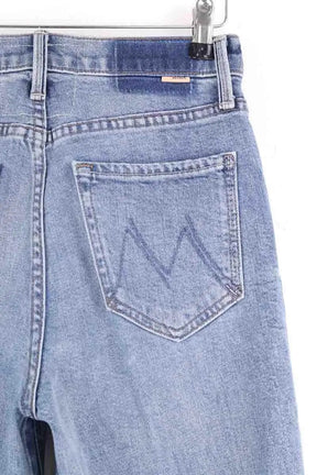 Jean droit Mother Bleu en Coton