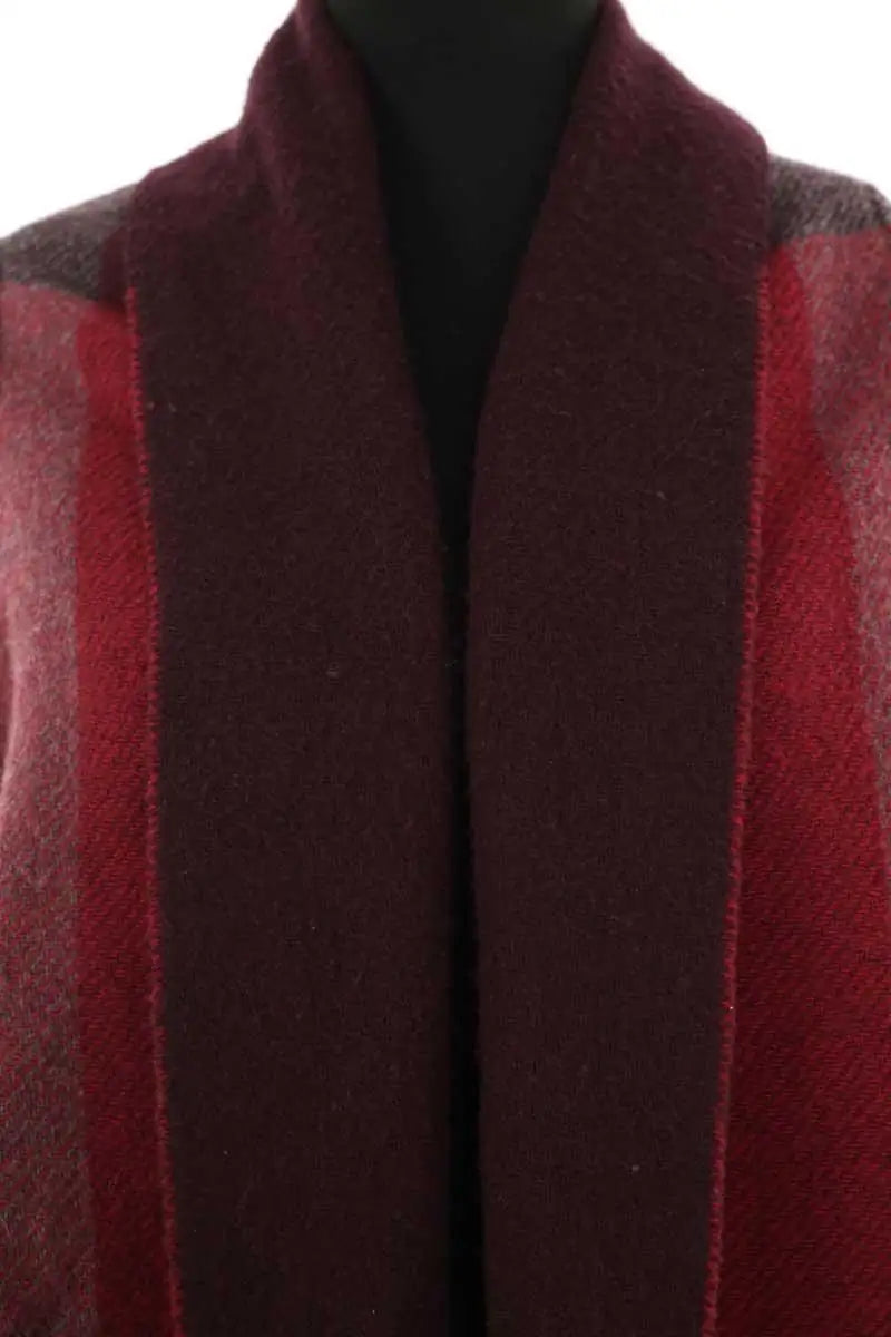 Cape Claudie Pierlot Bordeaux en Laine