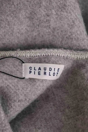 Cape Claudie Pierlot Gris en Laine