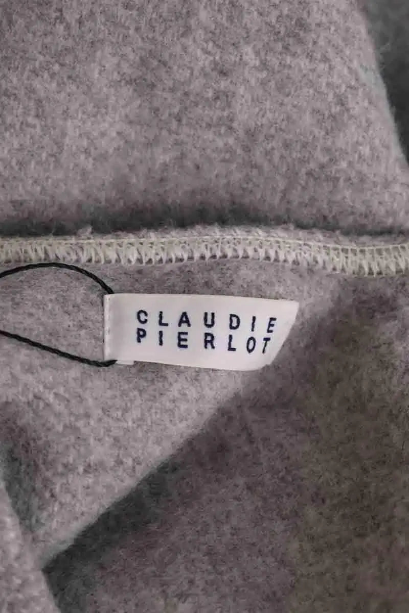 Cape Claudie Pierlot Gris en Laine