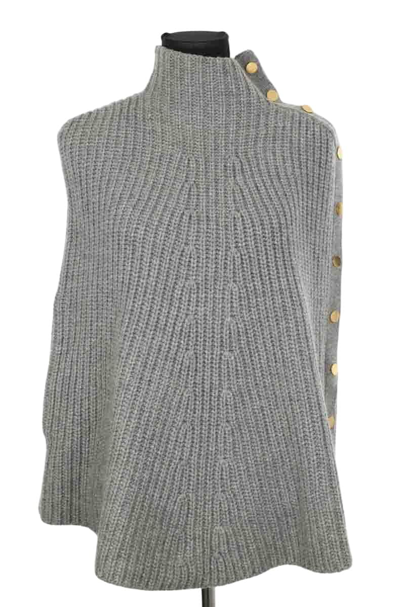 Cape Eric Bompard Gris en Cachemire, taille TU - Seconde Main