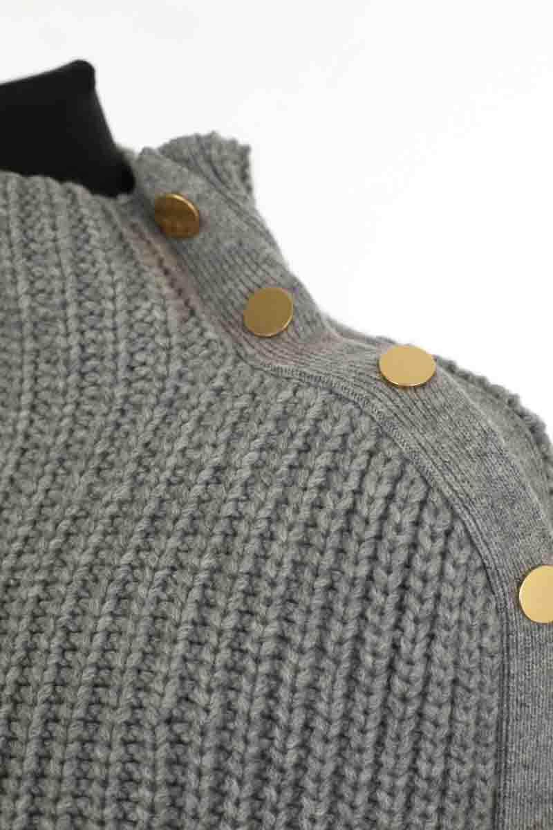 Cape Eric Bompard Gris en Cachemire