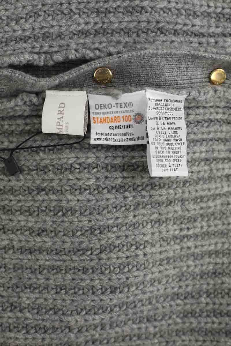 Cape Eric Bompard Gris en Cachemire