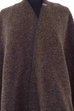 Cape Roseanna Marron en Laine