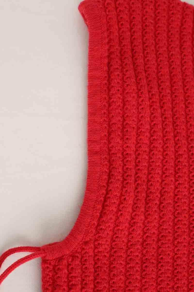 Capuche Molli Rouge en Laine