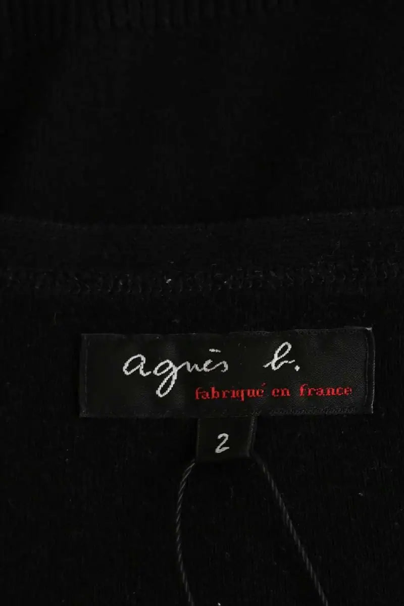 Cardigan Agnès B. Noir en Coton