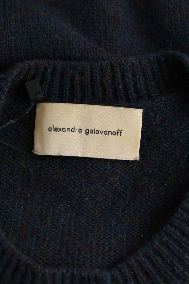 Cardigan Alexandra Golovanoff Bleu en Cachemire