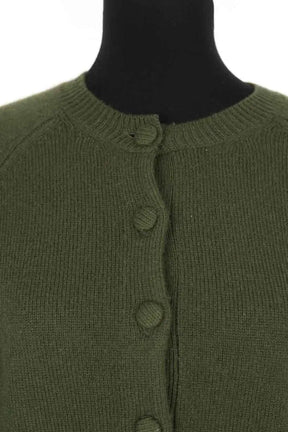 Cardigan Alexandra Golovanoff Vert en Cachemire