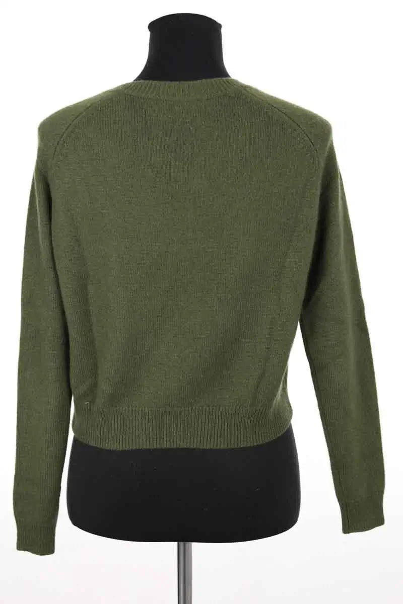 Cardigan Alexandra Golovanoff Vert en Cachemire