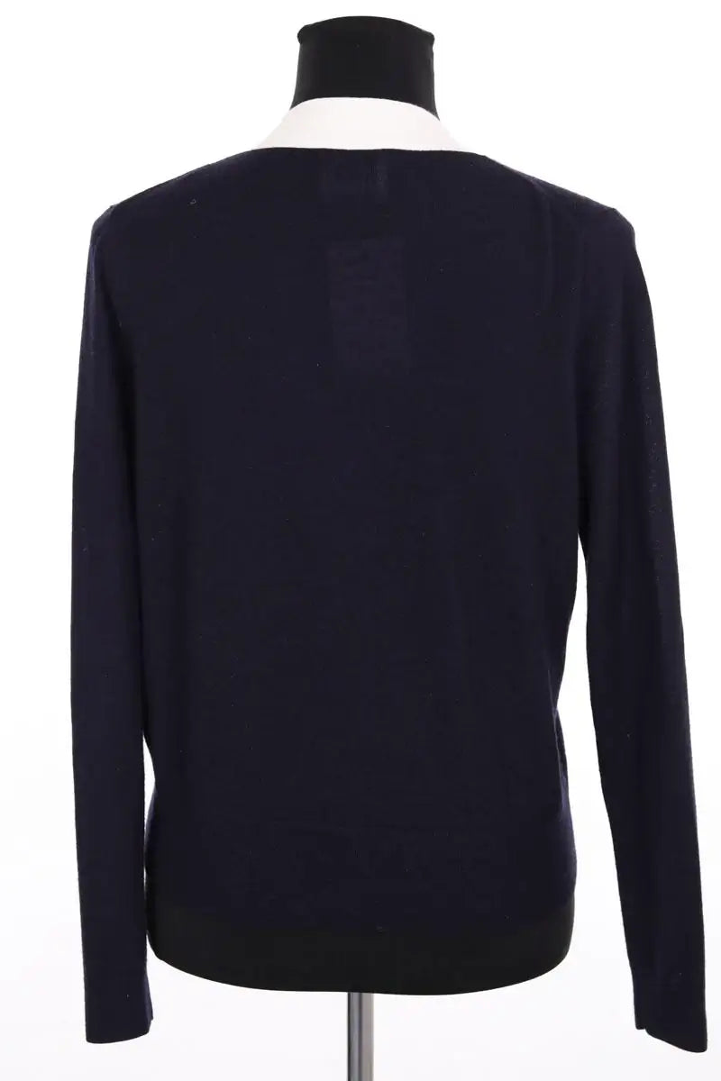 Cardigan Allude Bleu en Laine