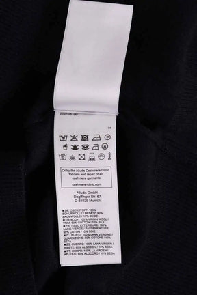 Cardigan Allude Bleu en Laine