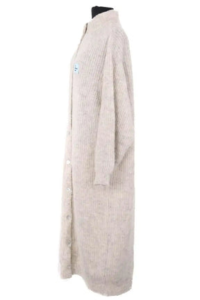 Cardigan American Vintage Beige en Synthétique