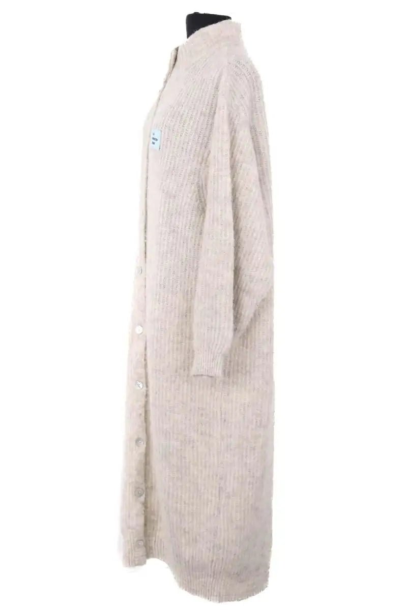 Cardigan American Vintage Beige en Synthétique