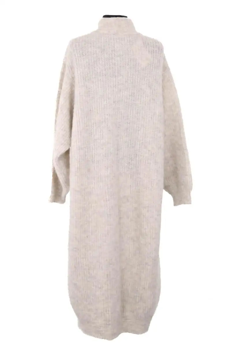 Cardigan American Vintage Beige en Synthétique