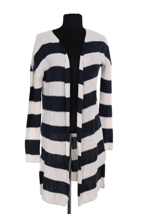 Cardigan American Vintage Blanc en Coton, taille S - Seconde Main