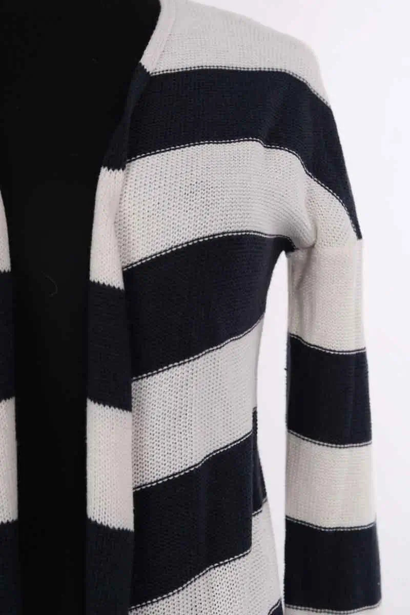 Cardigan American Vintage Blanc en Coton
