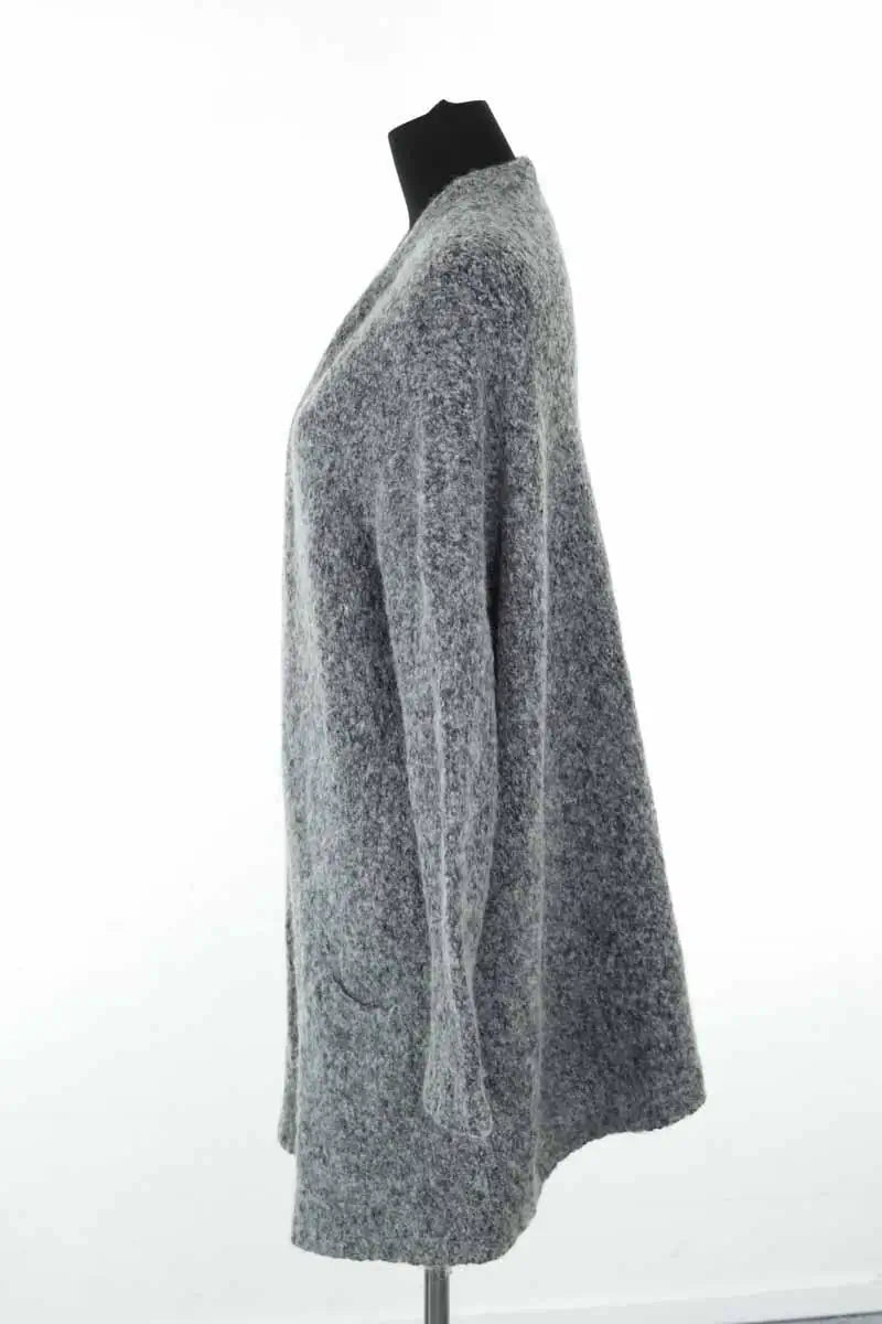 Cardigan American Vintage Gris en Laine